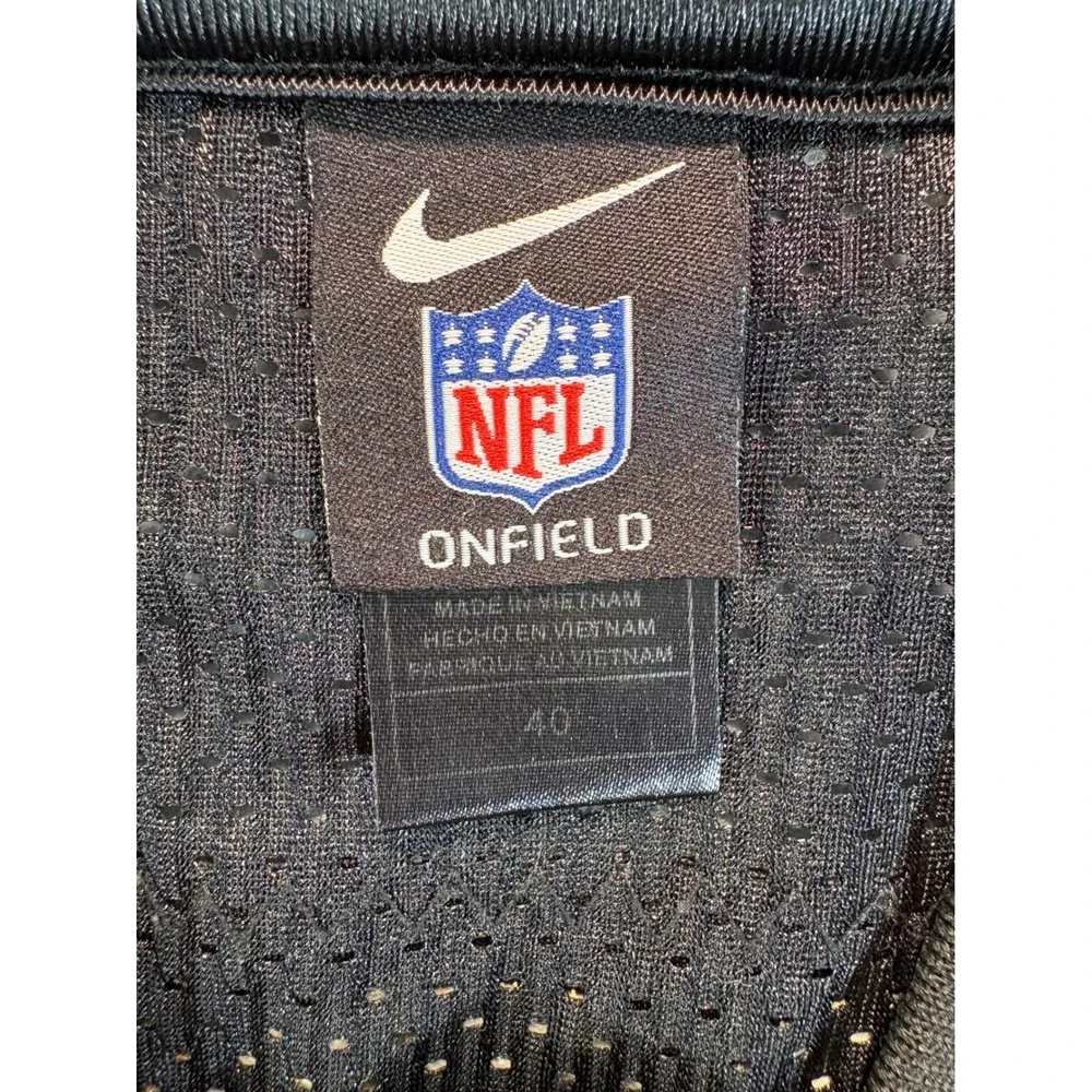 Nike Pittsburgh Steelers Antonio Brown 84‎ Onfield Jersey Mens 40 Black NFL